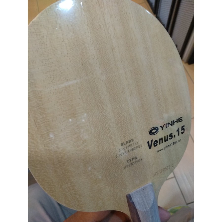 KAYU BAT BET TENIS MEJA PINGPONG YINHE V15 RASA KAYU JEPANG