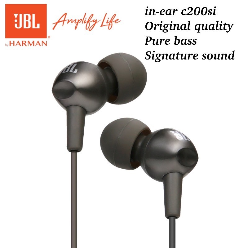 PROMO NEW HANDSFREE C200si in ear real purebass earphone