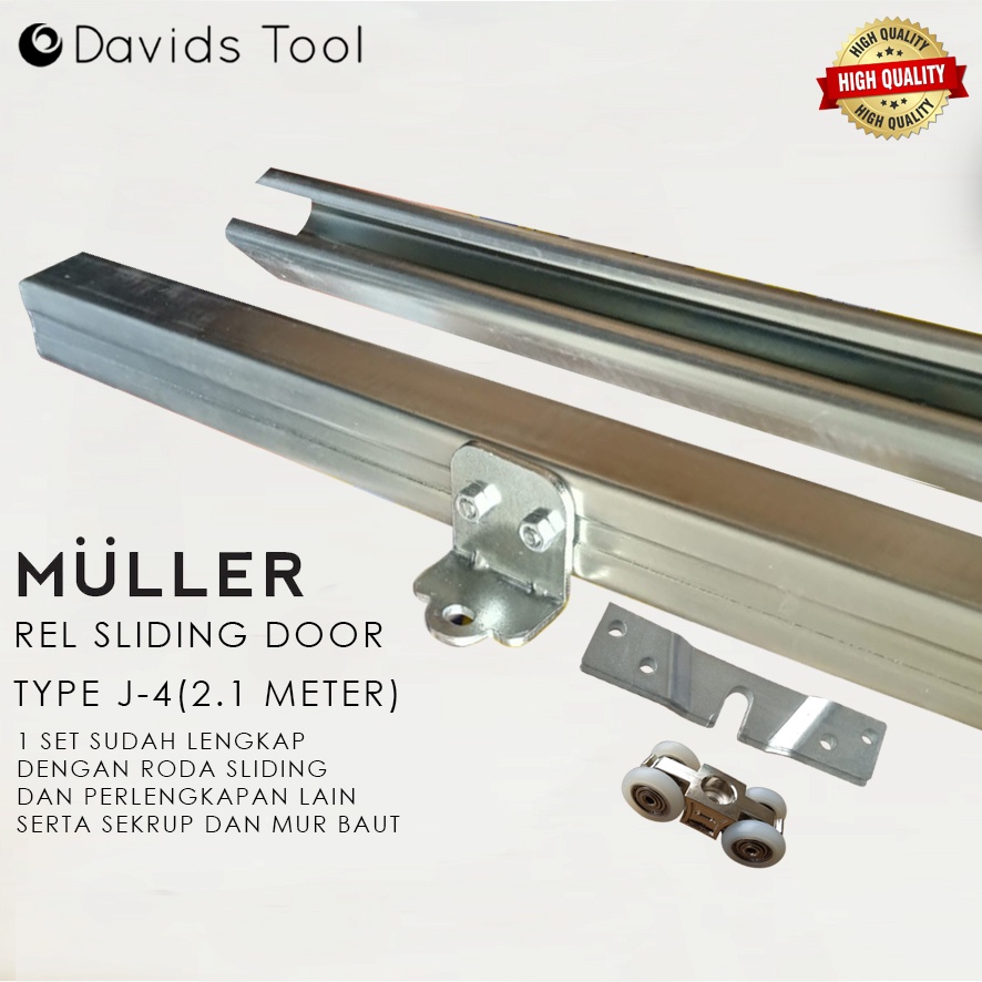 Muller Rel Pintu Geser Dorong Sliding Sleding 210 cm Type J4