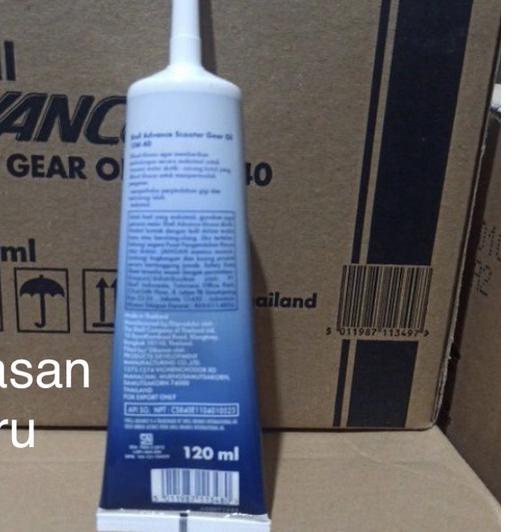 ❅ Oli Shell AX7 Matic SAE 10w-40 0,8Liter & Oli Shell Gear 120ml Original (Paket) Paket Oli Motor Be