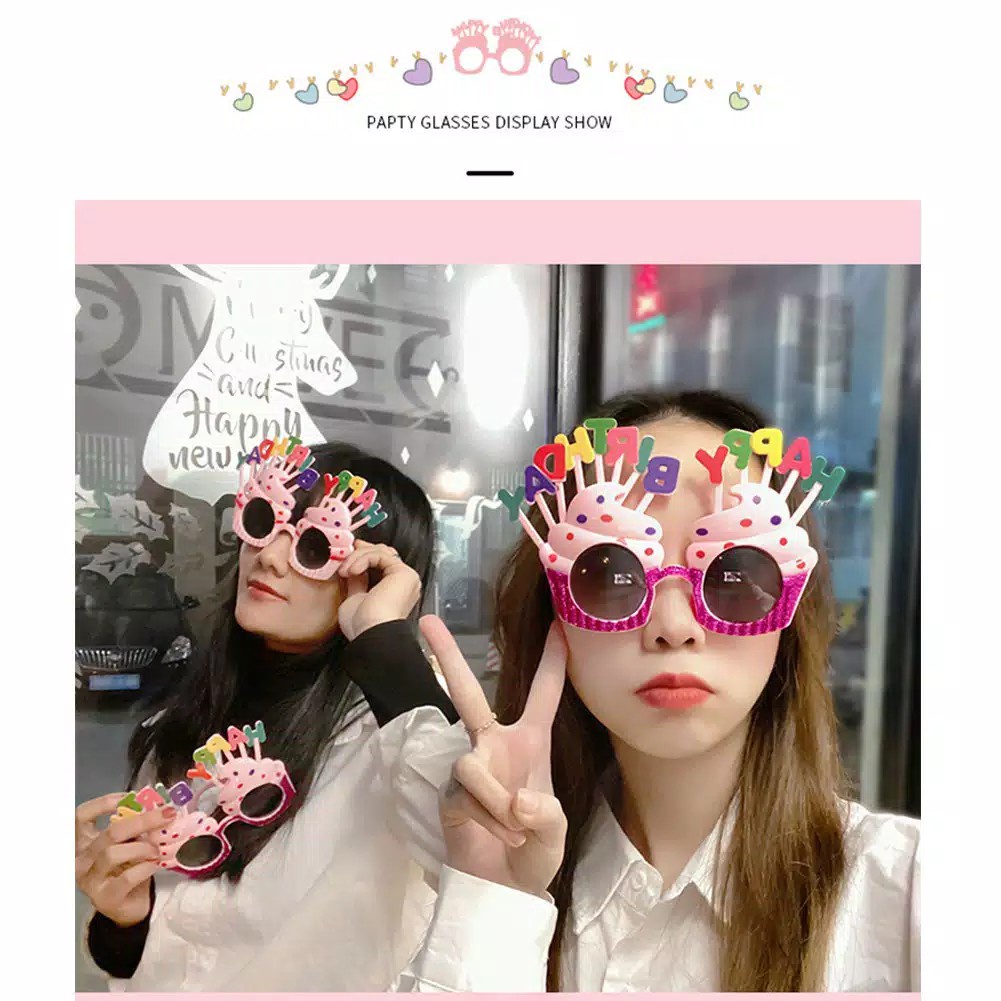 Kacamata HBD Fashion - Kacamata Ulang Tahun Pesta - Birthday Glasses - Souvenir Ulang Tahun Anak