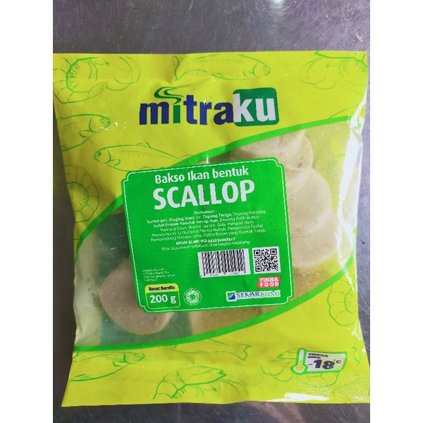 Mitraku scallop 200gr