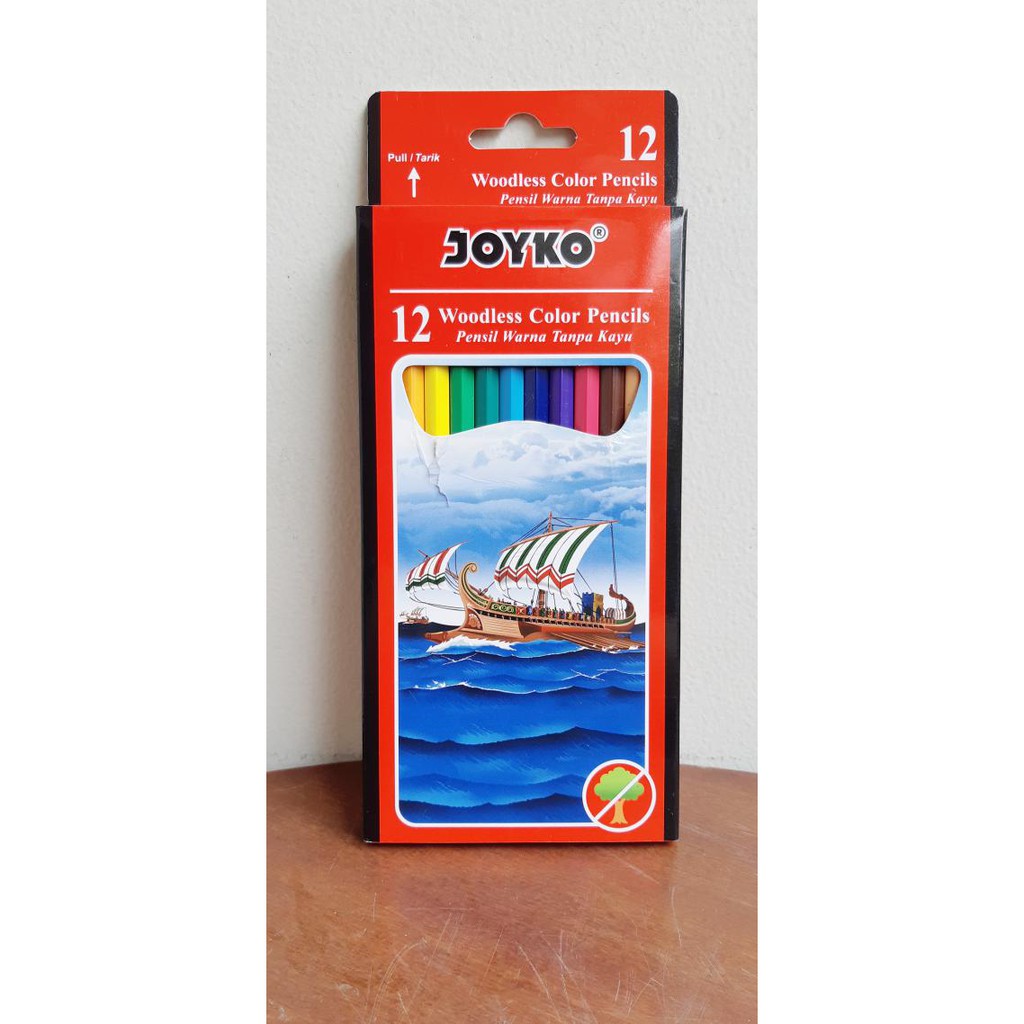 

Sale!! Pensil Warna Joyko 12 Warna Panjang Terbaru