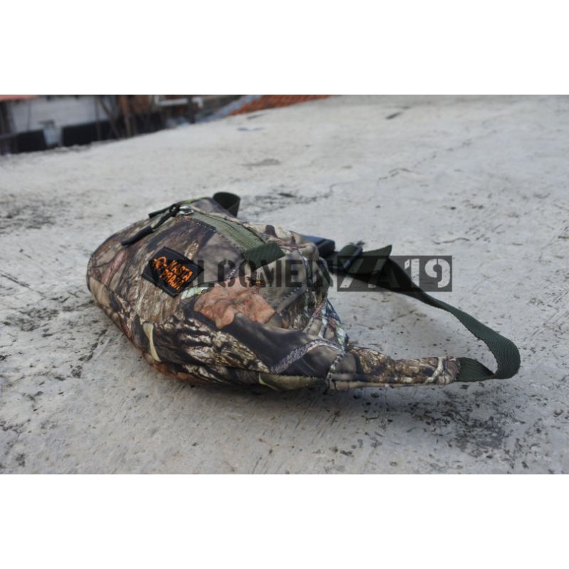 Waistbag Camo Mossy Oak Infinity / Tas Pinggang Loreng Camo Mossy Oak Infinity / Tas Pinggang Pria