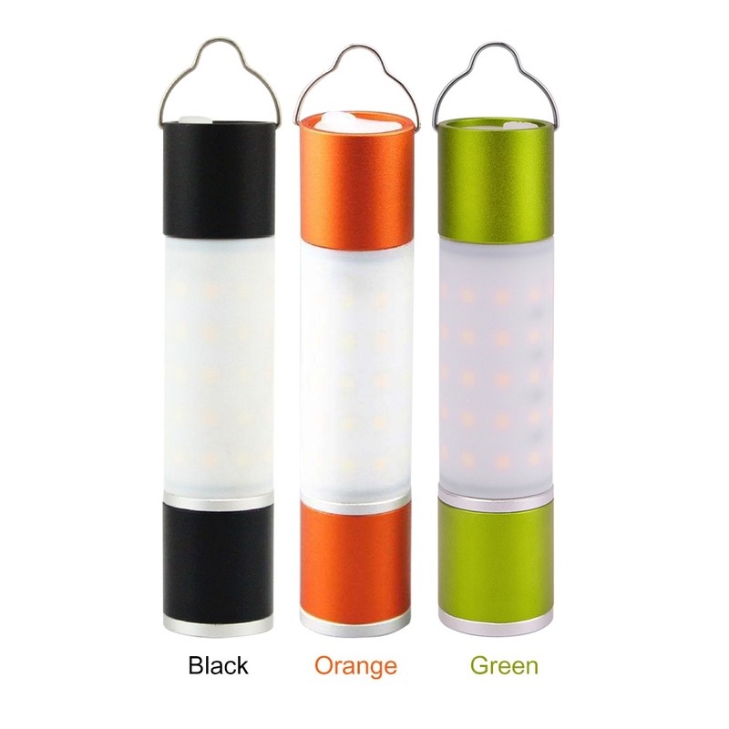 USB Rechargeable Hanging Flashlight Zoomable LED Torch Camping Tent Lamp Outdoor Night Light