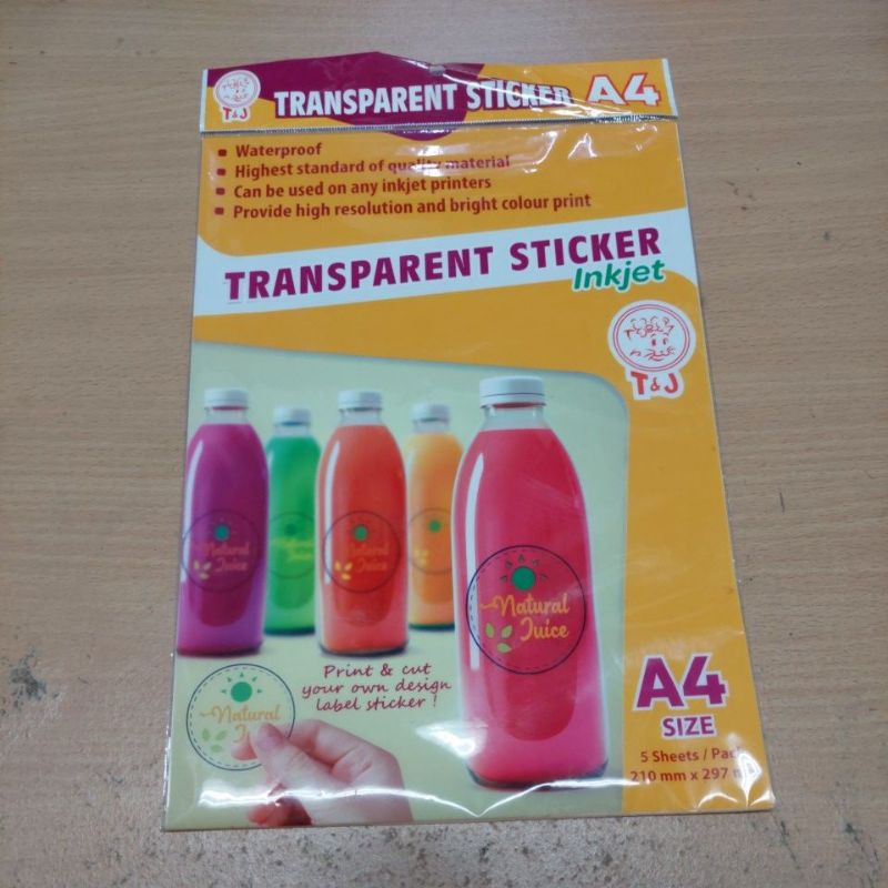 

Label A4 Transparant T&J / Label Tom & Jerry A4 Transparant