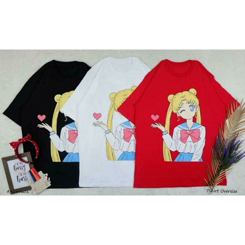 Kaos Dewasa Sailormoon Jumbo