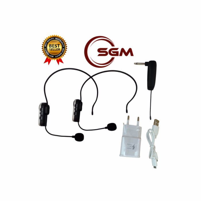 MIC MICROPHONE BANDO HEADSET BEYERMIC BM-2H 2 BANDO WIRELESS