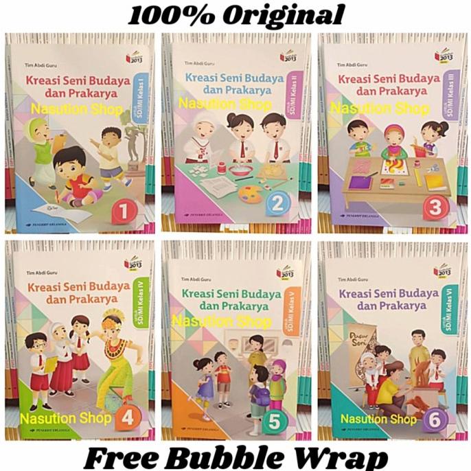 

Kreasi Seni Budaya & Prakarya Kelas 1 2 3 4 5 6 SD K13N Erlangga SBDP Star Seller Termurah