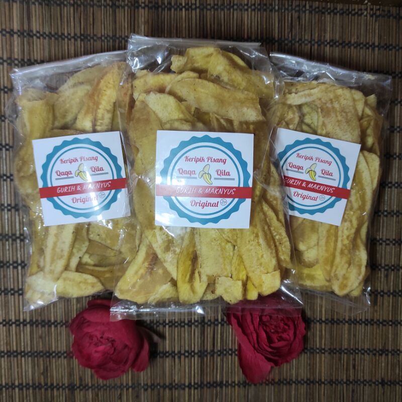 

KERIPIK PISANG | Camilan Keripik Pisang Original by Qaqa Qila