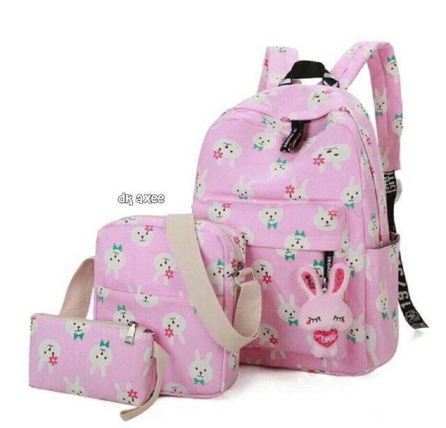 Tas ransel sekolah playboy besar/tas murah