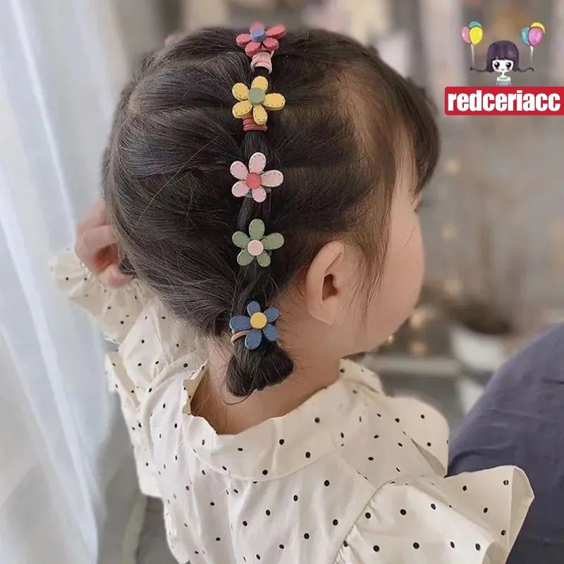 ikat rambut anak jepitan rambut anak karakter lucu 10pcs/pack ori import mode terbaru