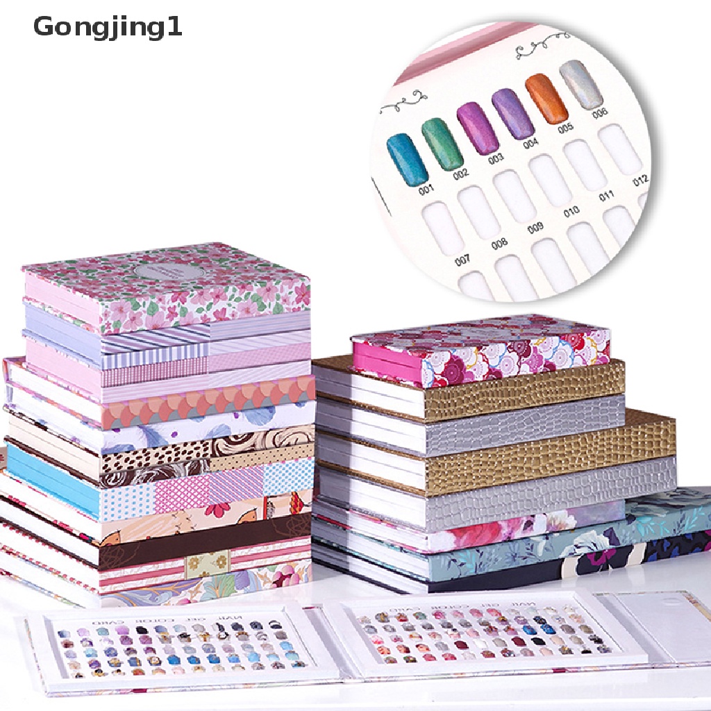 Gongjing1 Buku Display Warna Kuteks Gel