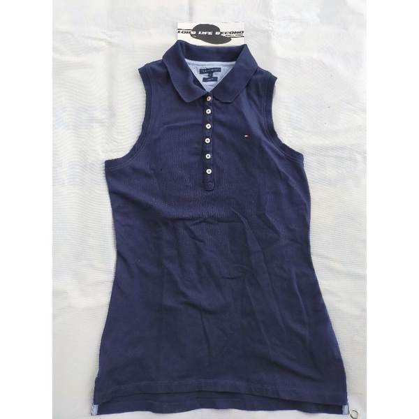 kaos tanpa lengan tommy hilfiger second bekas preloved