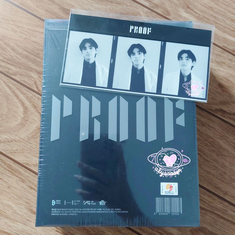 [SEALED] OFFICIAL ALBUM PROOF BTS || STANDARD STD || POB TRIPTYCH KIM TAEHYUNG TAE V || NAMJOON RM S