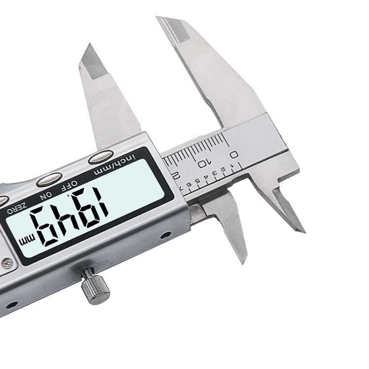 Jangka Sorong Digital LCD Vernier Caliper Silver