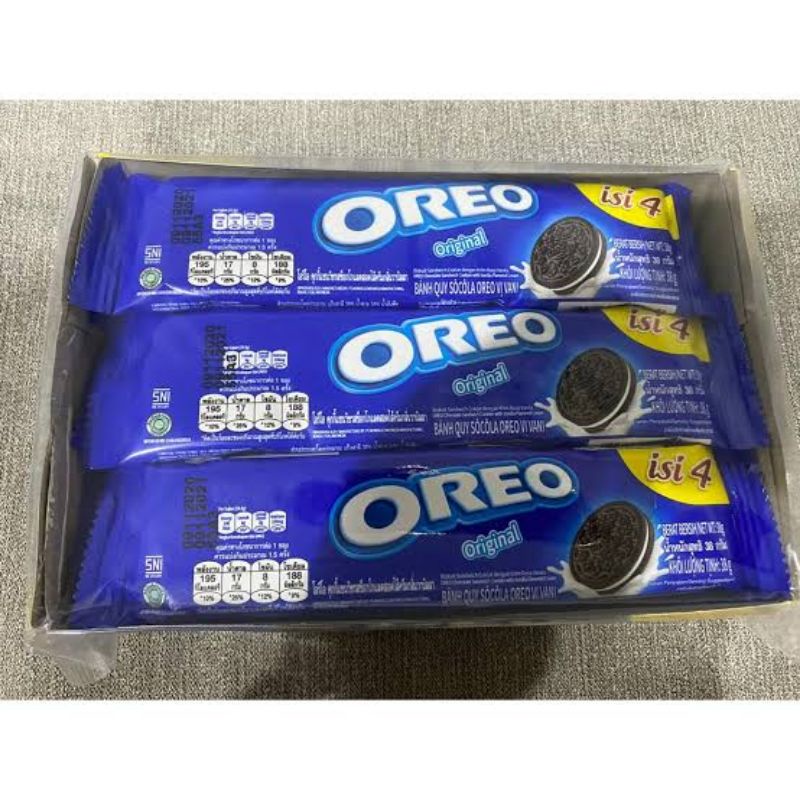 

Oreo susu 2000 biskuit coklat vanila makanan jajanan asli