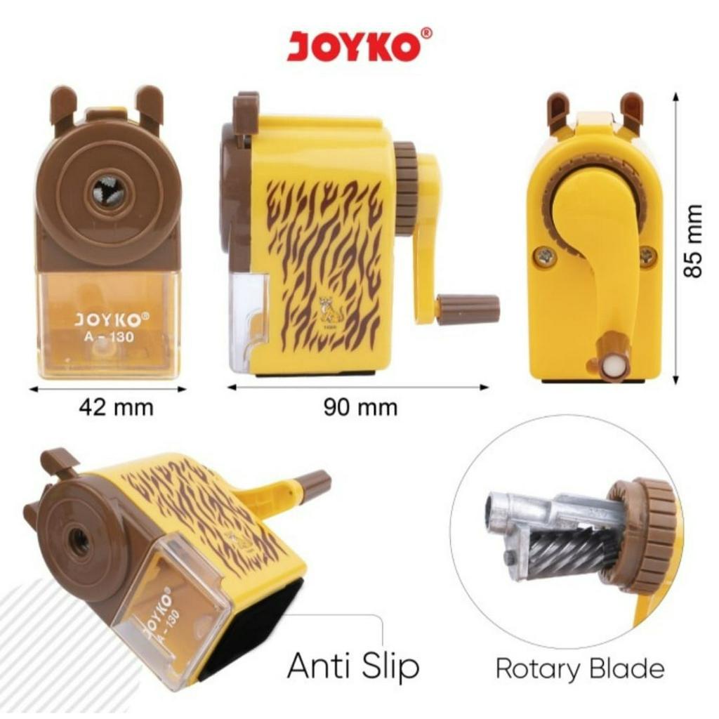 

Joyko A-130 Serutan Pensil Putar Rautan Pencil Sharpener