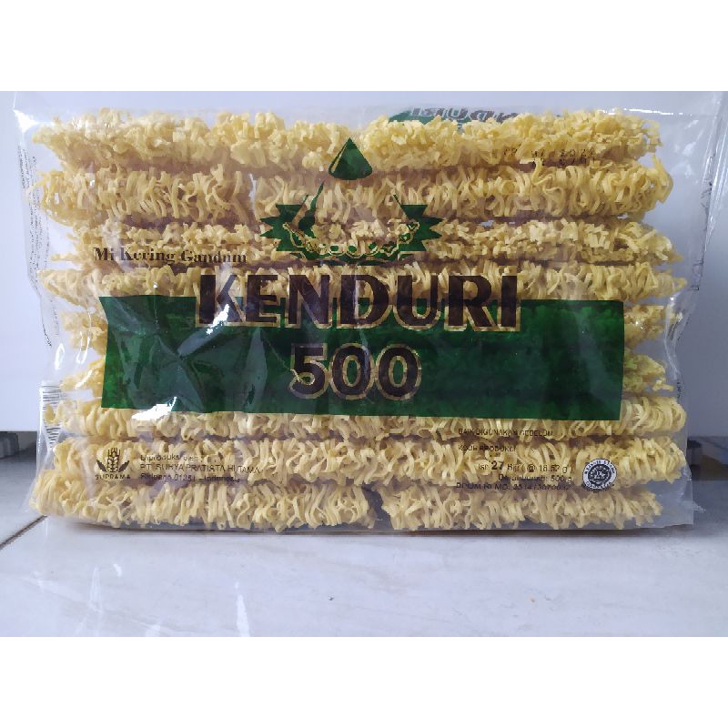 

Mie Kenduri 500gr isi 27pcs