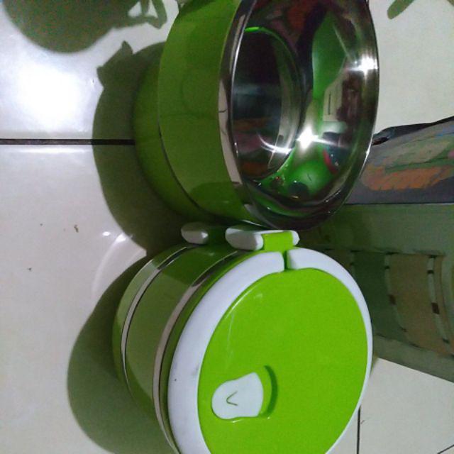 Lunch Box 4 / Rantang Susun 4 Stainless Bekal Kotak Makan Warna Polos Murah Bagus