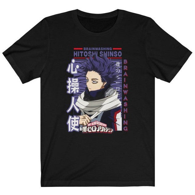 Tshirt Shinsou Hitoshi Boku no Hero Academia Anime My Hero Academia Unisex