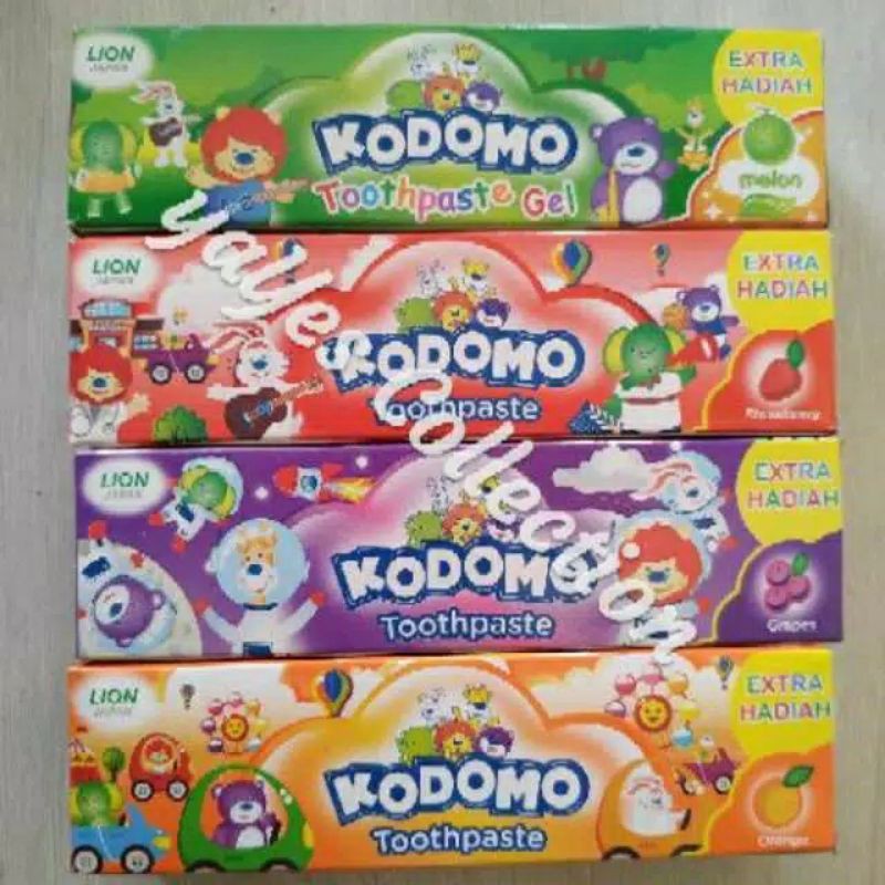 COD Kodomo pasta gigi kodomo odol kodomo toothpaste 4 rasa anggur jeruk melon stroberi