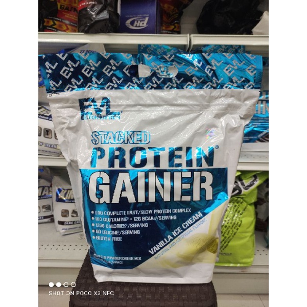 evl stacked protein gainer evl 12 lbs rasa lezat