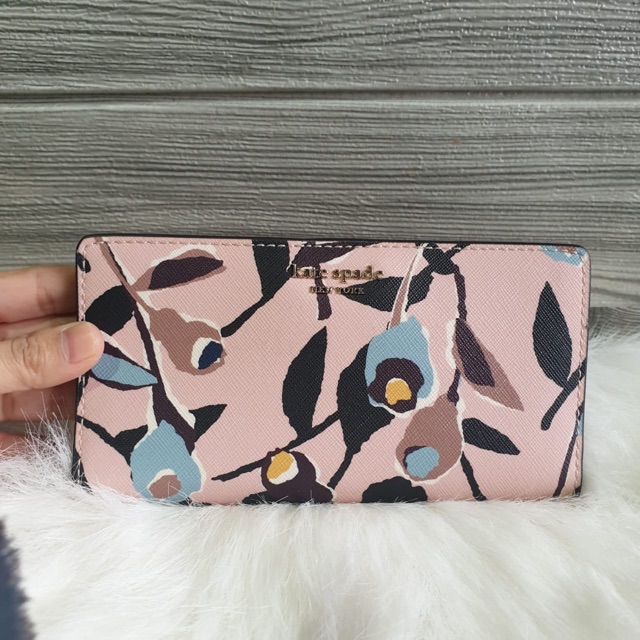 Kate spade stacy paper rose pink dompet original