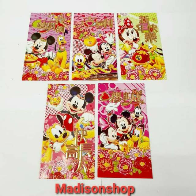 Angpao Tikus Panjang 2759 Angpao Kartun Mickey Mouse Murah Ampao Sale