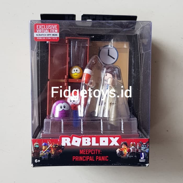 Roblox Meepcity Principal Panic Hot Toys 2019 Shopee Indonesia - fidgetoys roblox minifigure series 3 mainan anak