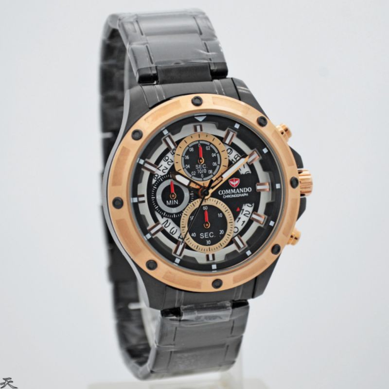 COMMANDO CM6009MRB-ORIGINAL-CHRONO AKTIF STAINLESS