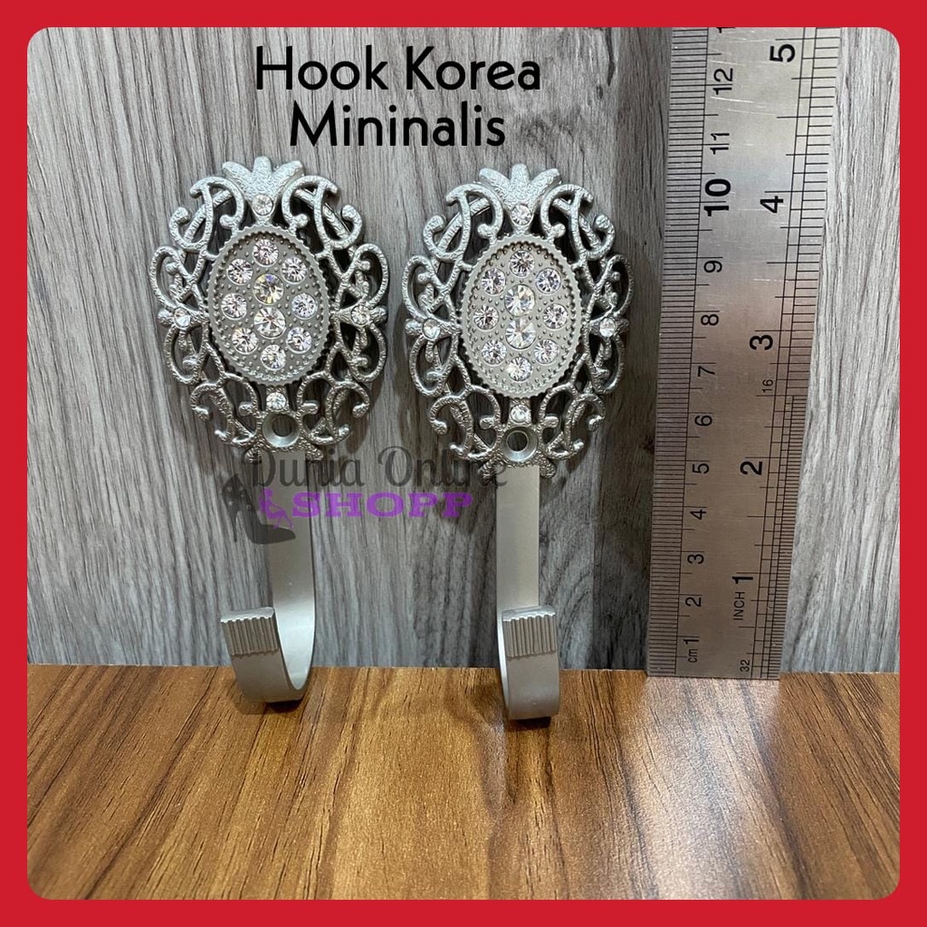 Hook Korea Minimalis / Cantolan Tali Gorden / Pengait Tali Gorden