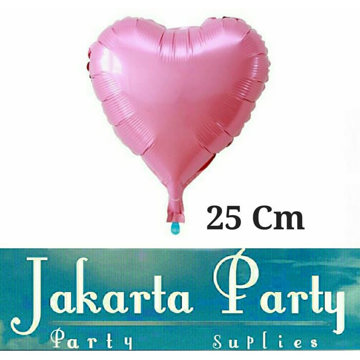 Balon Foil Love Mini Pink / Balon Love / Balon Hati Mini