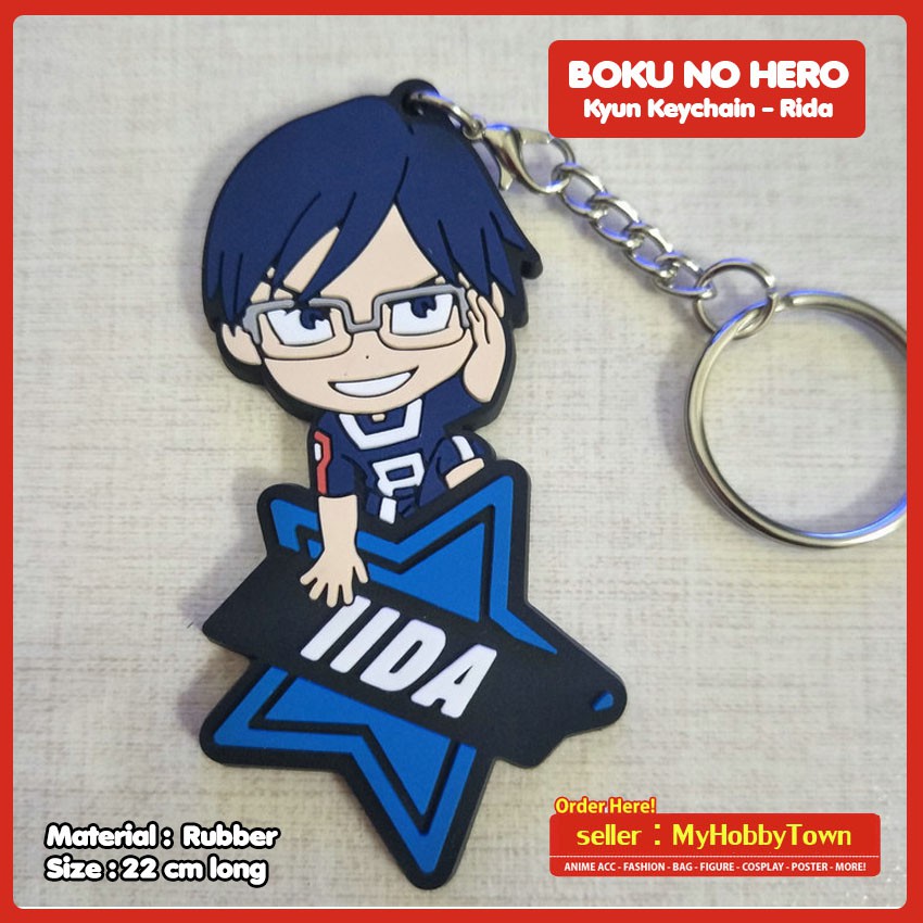 Gantungan Kunci Karet Anime Boku no Hero Academia Tenya Iida Kyun