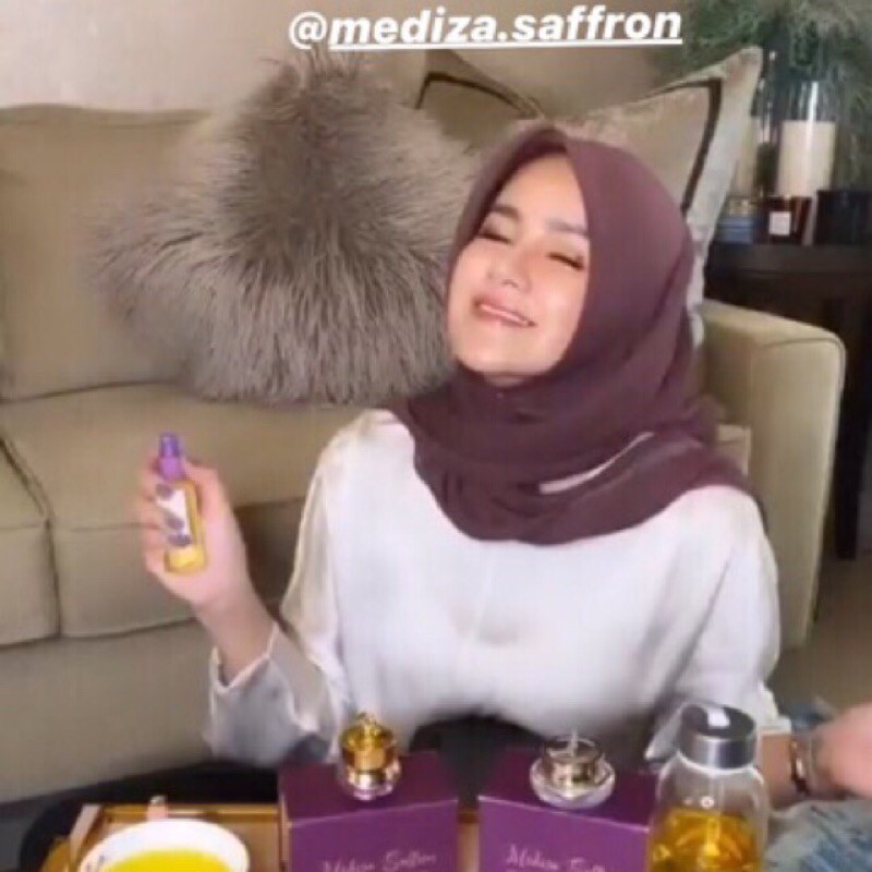 [BUY 1 GET 1] FACEMIST MEDIZA SAFFRON X OLLA RAMLAN [FREE SAFFRON 0,25GR]