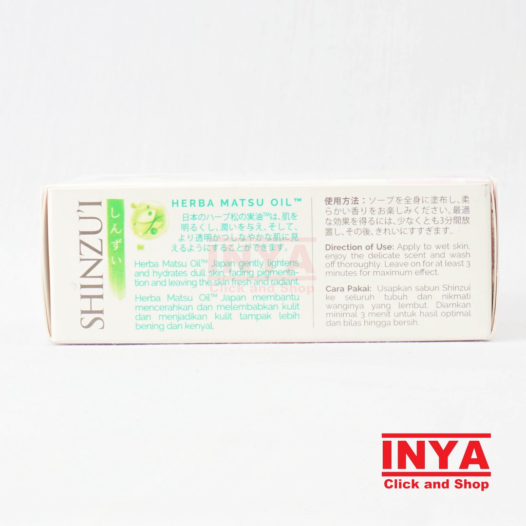 SHINZUI MYORI SKIN LIGHTENING SOAP BAR 85gr - Sabun Batang