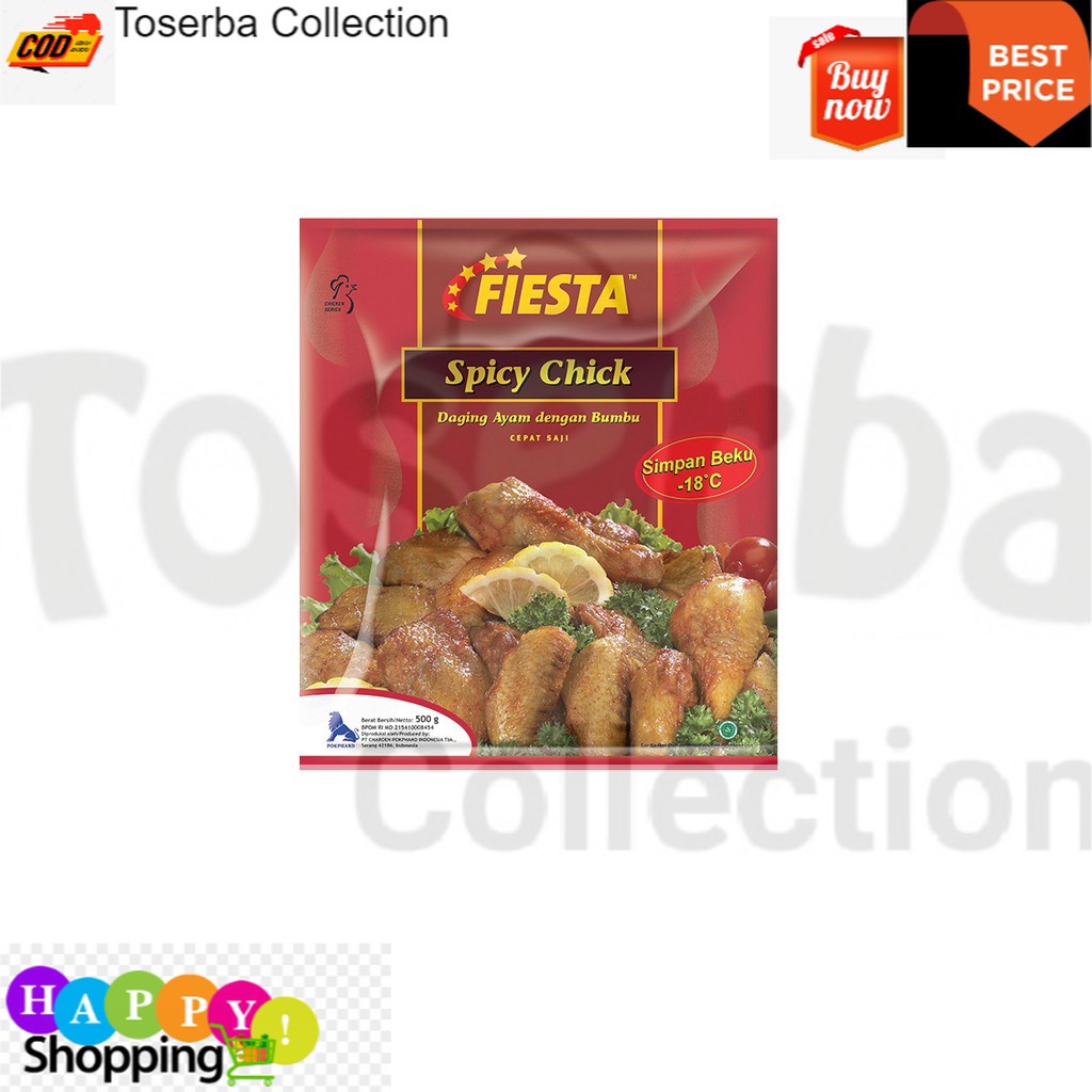 

Toserba Collection Murah Fiesta Paket Spicy Chick Makanan Instan 500 G (3 Pcs) Bandung - Cimahi