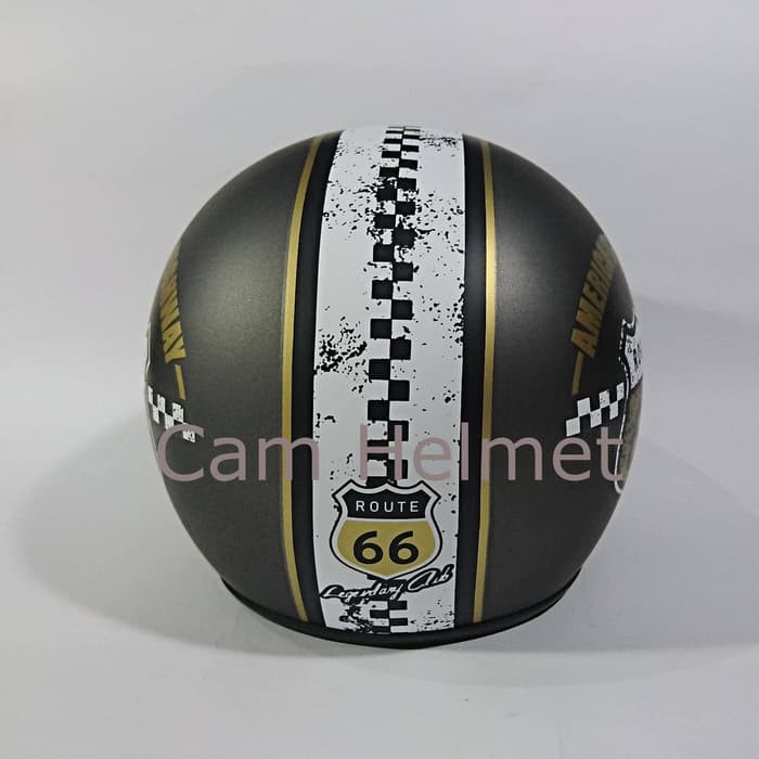 Untuk Anda Helm Bogo route 66    kaca bogo original