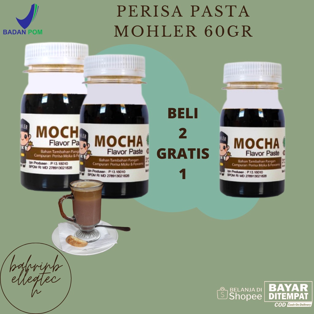 

✨Trend✔️ PERISA PASTA MOHLER MOKKA / PERISA MOKA MOHLET BELI 2 GRATIS 1 / MOHLER Pasta perisa pewarna MOKA / MOCHA