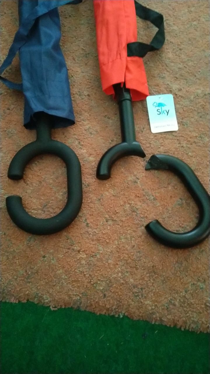 Payung Terbalik 2nd Gen Valentine Asia Reverse Kazbrella Gagang C Dengan Sarung