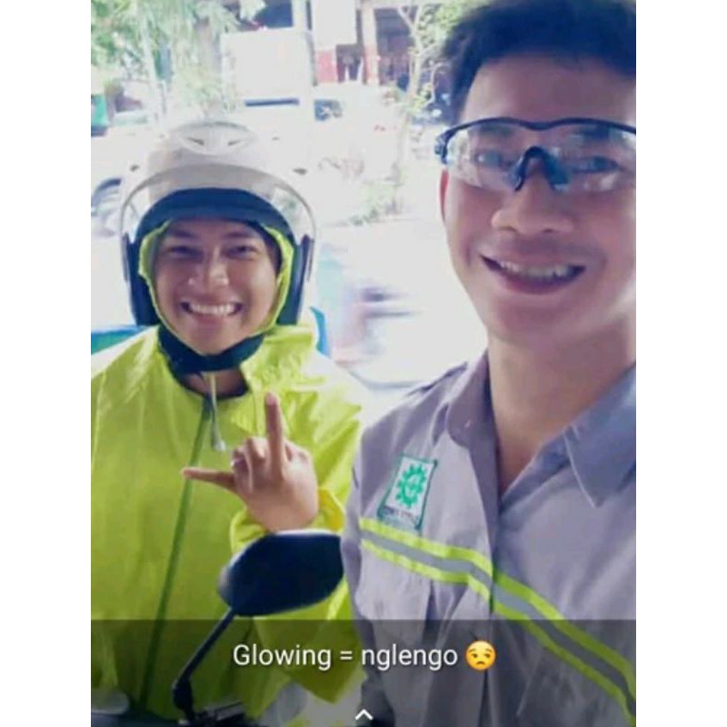 SERAGAM BAJU SAFETY CREM ABU ABU SCOTLIGHT HIJAU