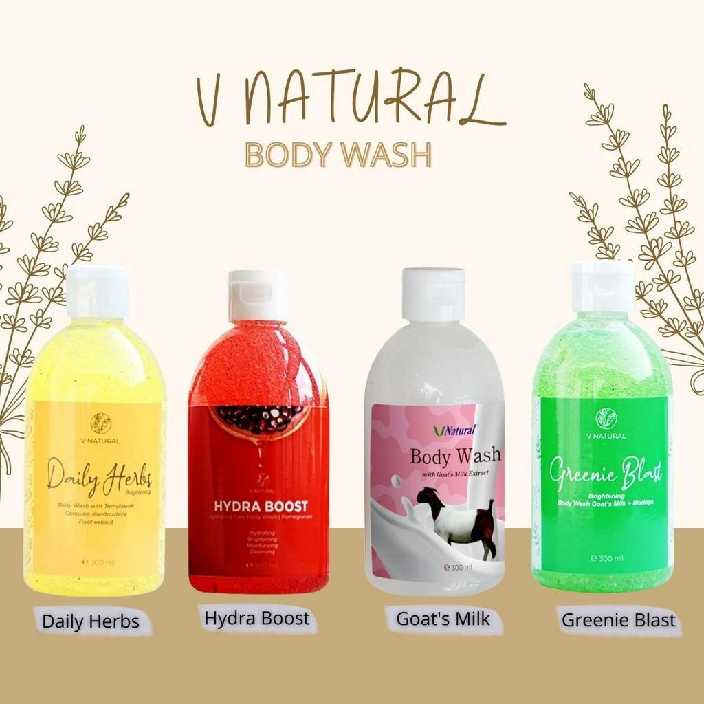 RADYSA - V NATURAL Body Series Body Lotion / Shower Scrub / Body Scrub