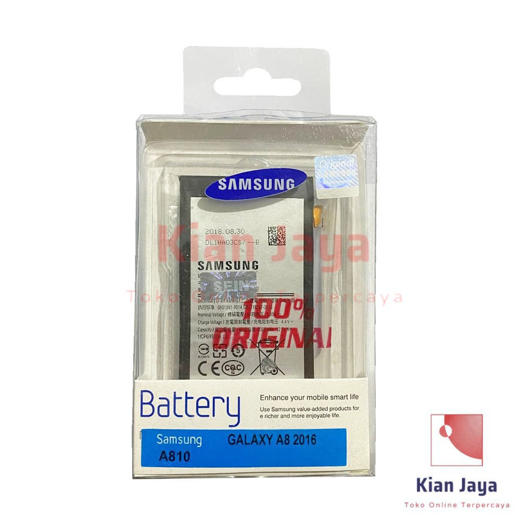 [Garansi 100% Ori] Baterai Samsung Galaxy A8 2016 / EB-BA810ABE Batre Battery Hp A810 Original