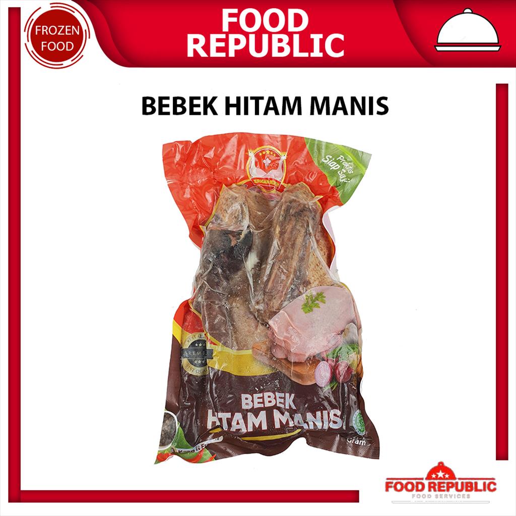 BEBEK HITAM MANIS 800 GR HALAL INSTAN ENAK JURAGAN DUCK DENGAN BUMBU