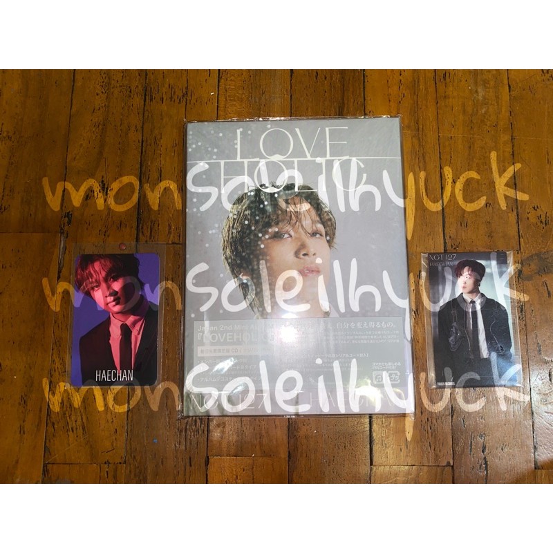 nct 127 love holic haechan set with benefit