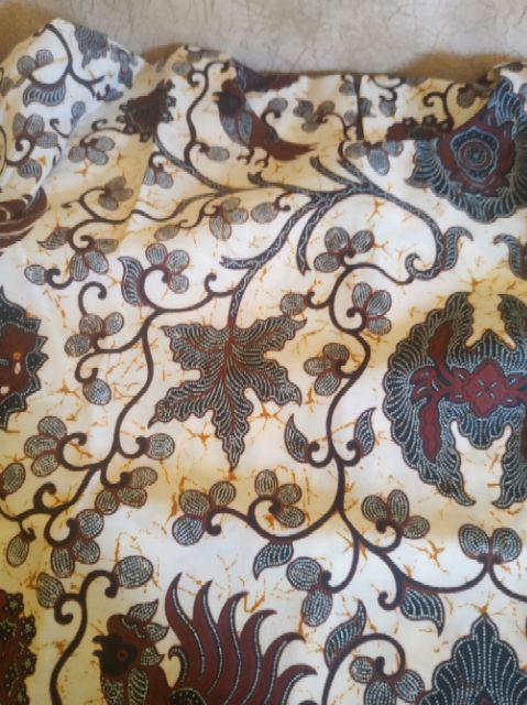 Comfortclothes9 - [ Real Pict] Atasan Batik Wanita Lengan 3/4 Seragam Kantor Lengan 3/4