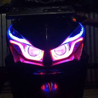 Jual Lampu Projie Vario Komplit l Custom Headlamp Vario Lampu Alis dan