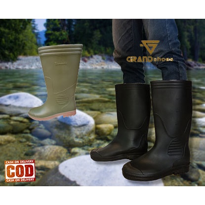 sepatu boot karet tinggi berkebun tani proyek anti slip doof Original