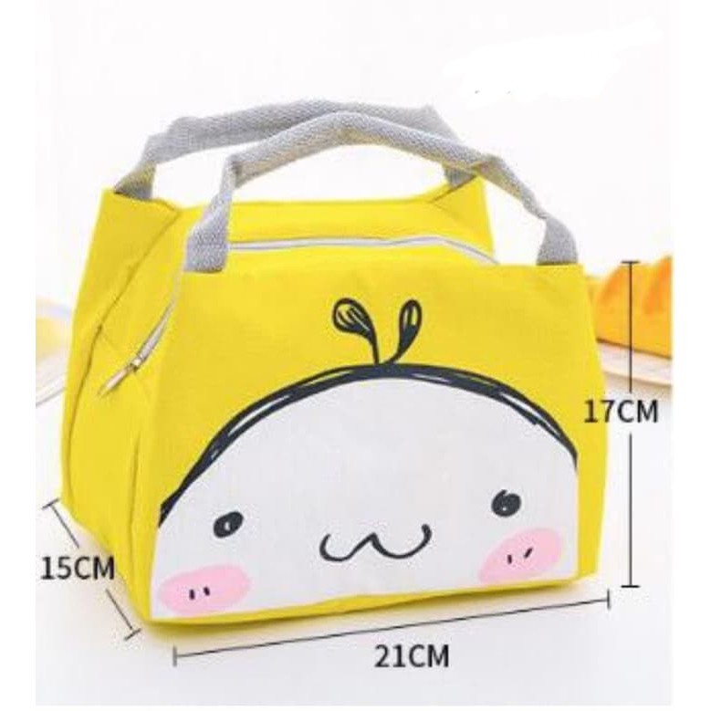 Tas Bekal Anak Tahan Panas Aneka Motif Lucu - Hand Lunch Bag - Tas Bekal Anak Sekolah - Coooler Bag