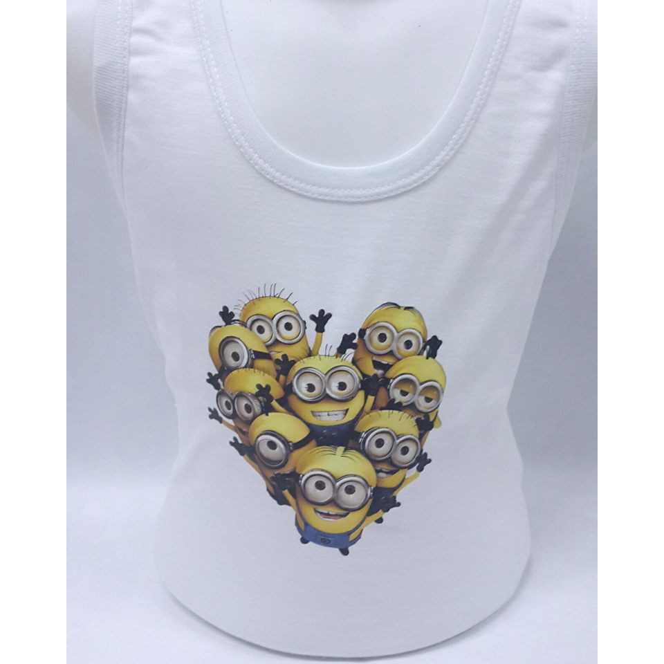 SINGLET MINION / SINGLET TOKUSEN / SINGLET ANAK KARAKTER